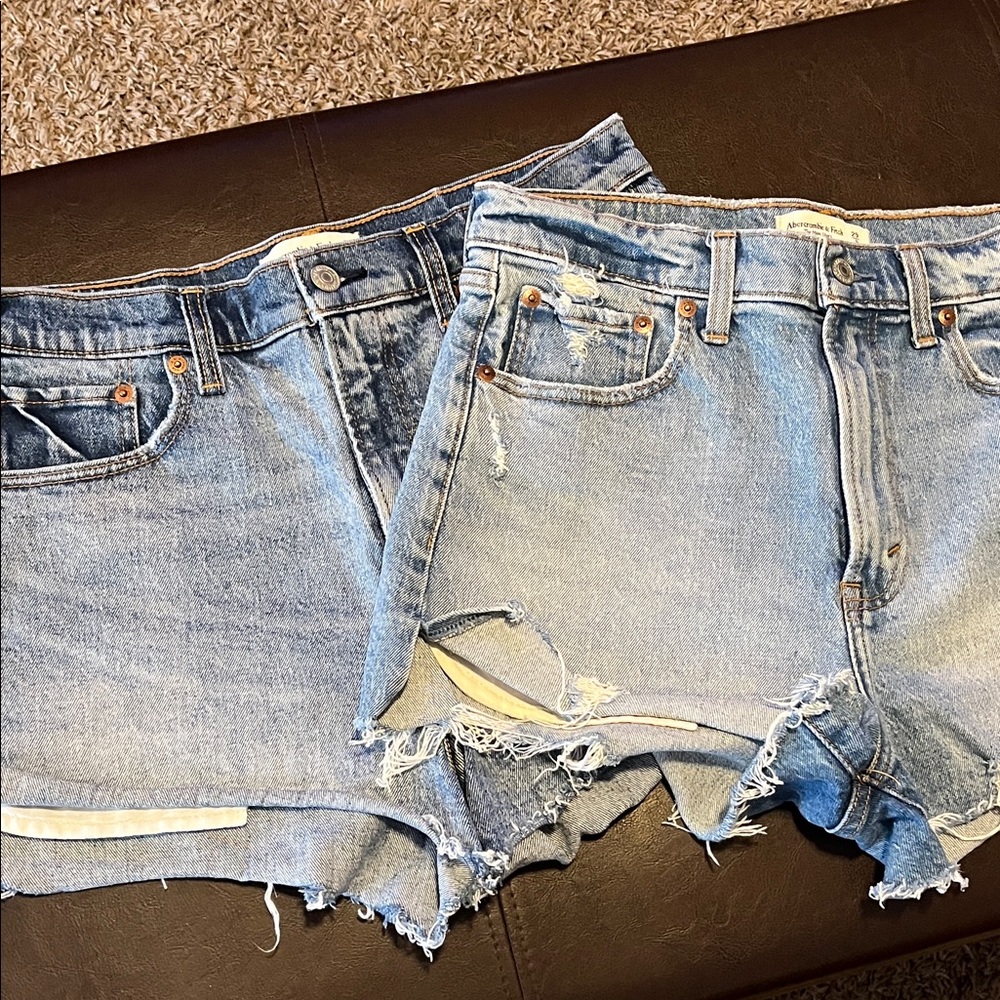 Distressed Denim Women Shorts